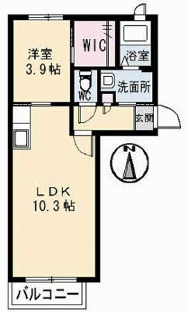 シャーメゾン学南町の物件間取画像